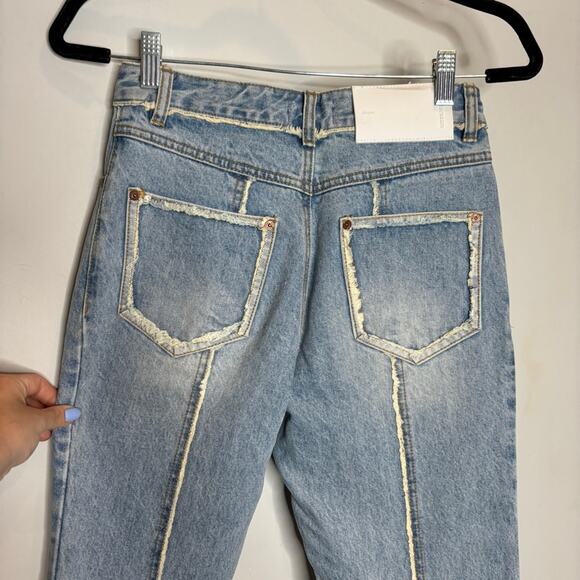 Andersson Bell Split Hem Flare Jeans - Picture 6 of 8